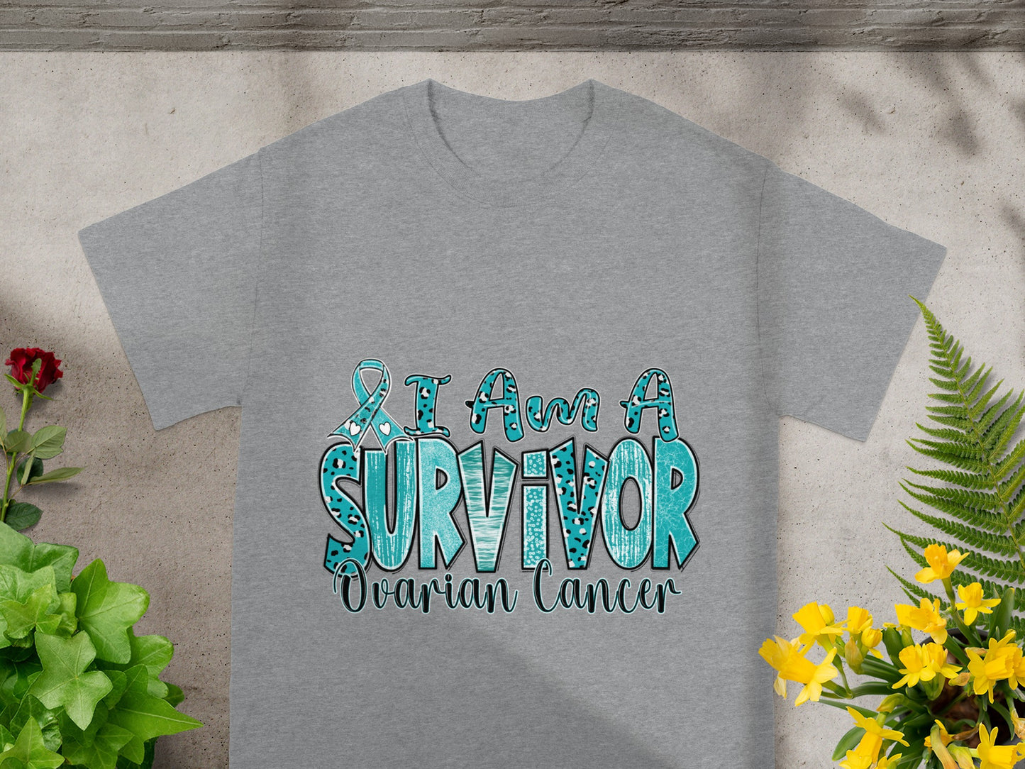 I Am A Survivor Ovarian Cancer Awareness T-Shirt