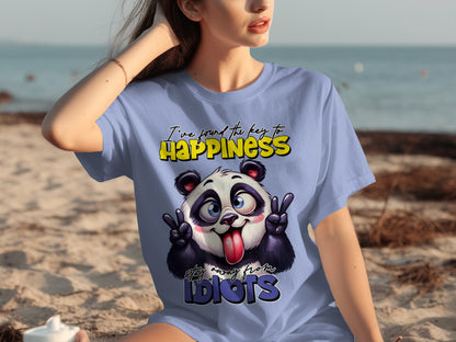I've Found The Key To Happiness Stay Away From Idiots Shirt
