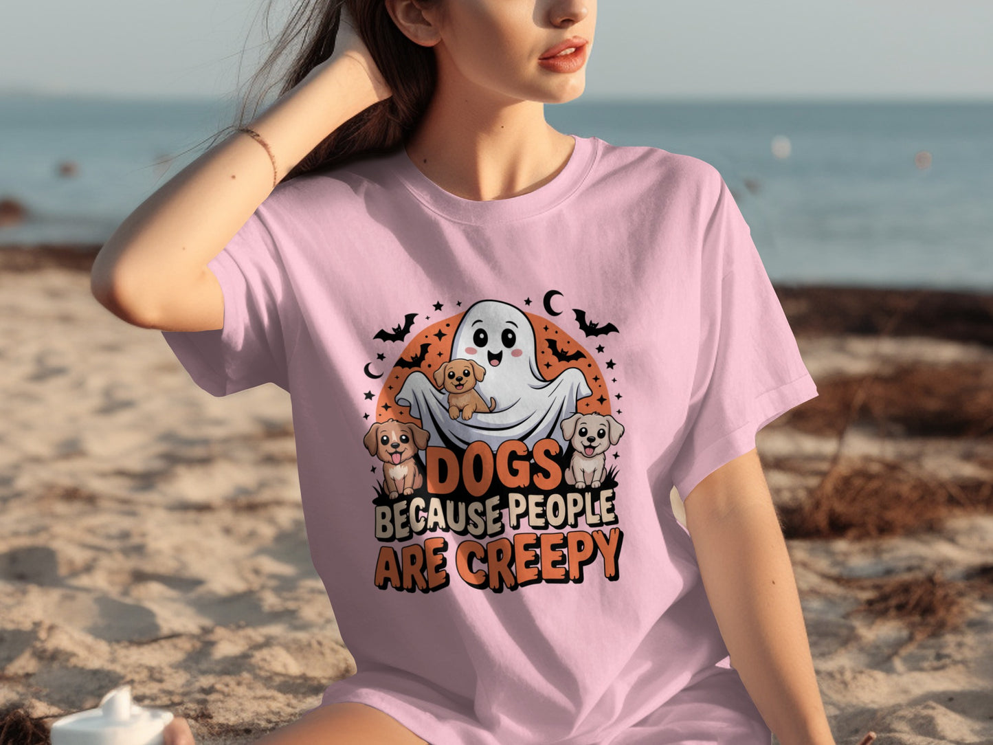 Dogs Because People Are Creepy Halloween T-shirt