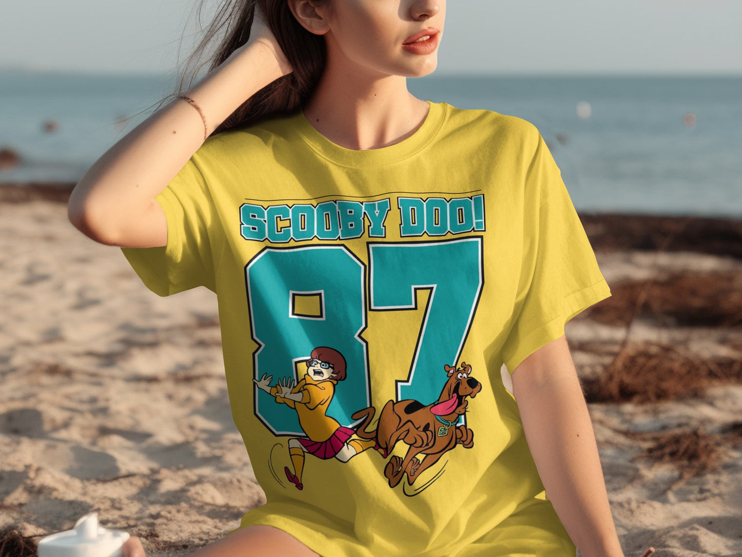 Scooby-Doo 87 Graphic Beach Wear T-Shirt
