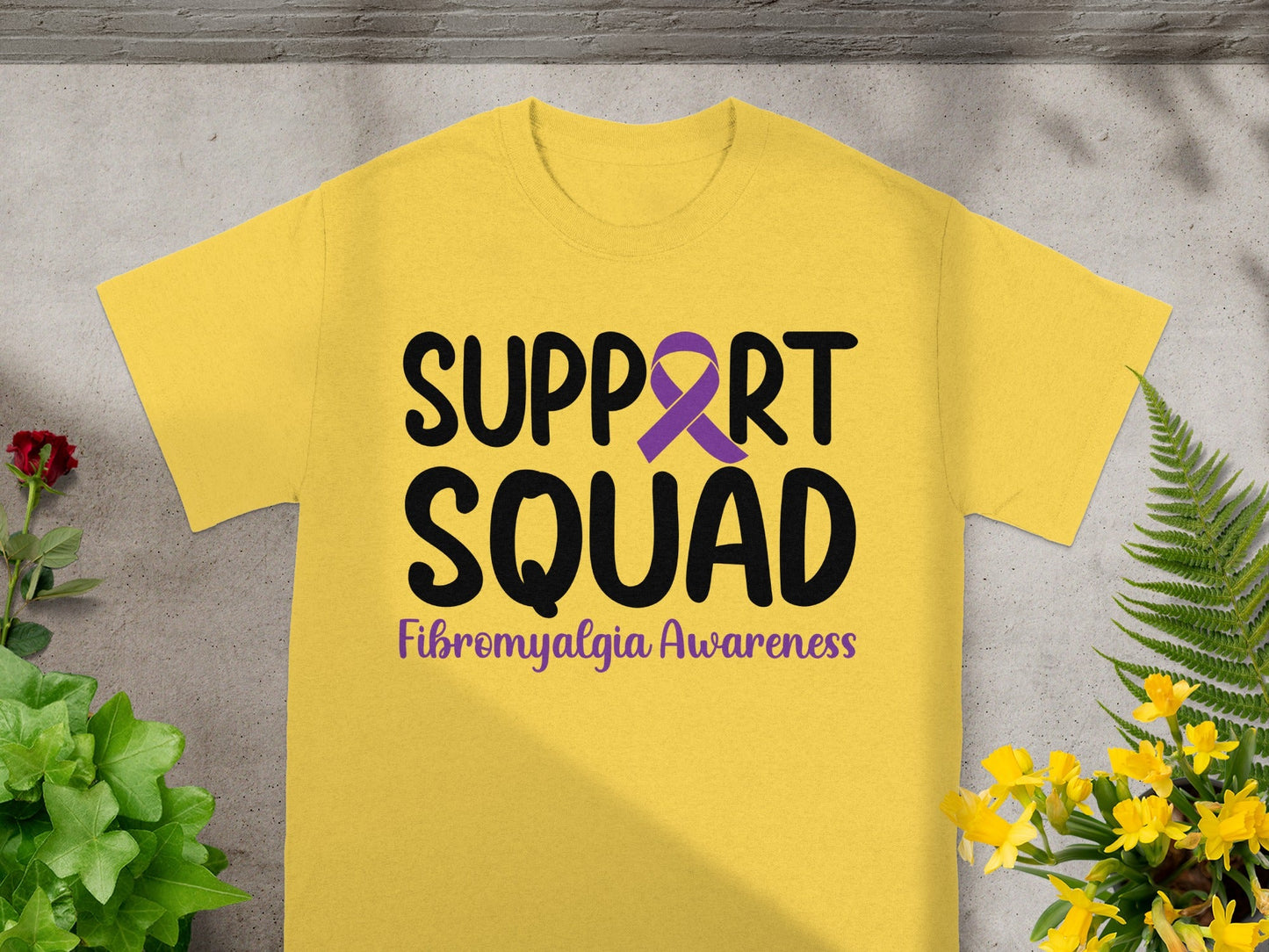 Support Squad Fibromyalgia Awareness T-shirt Product