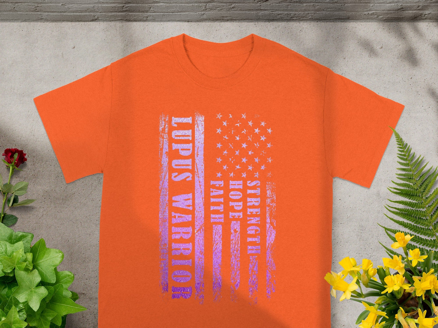 Lupus Warrior Strength Hope Faith T-shirt