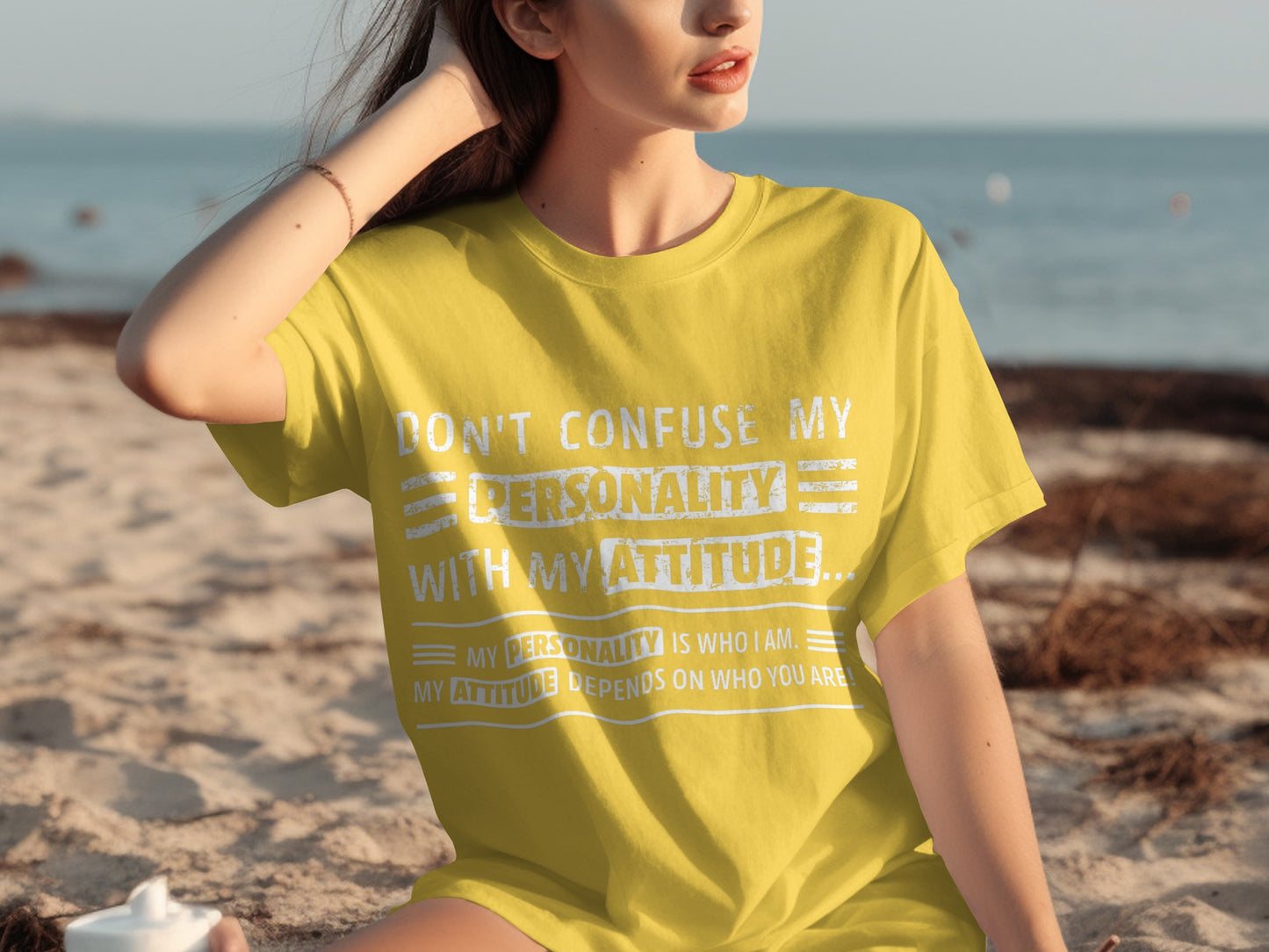 Don't Confuse My Personality With My Attitude Shirt