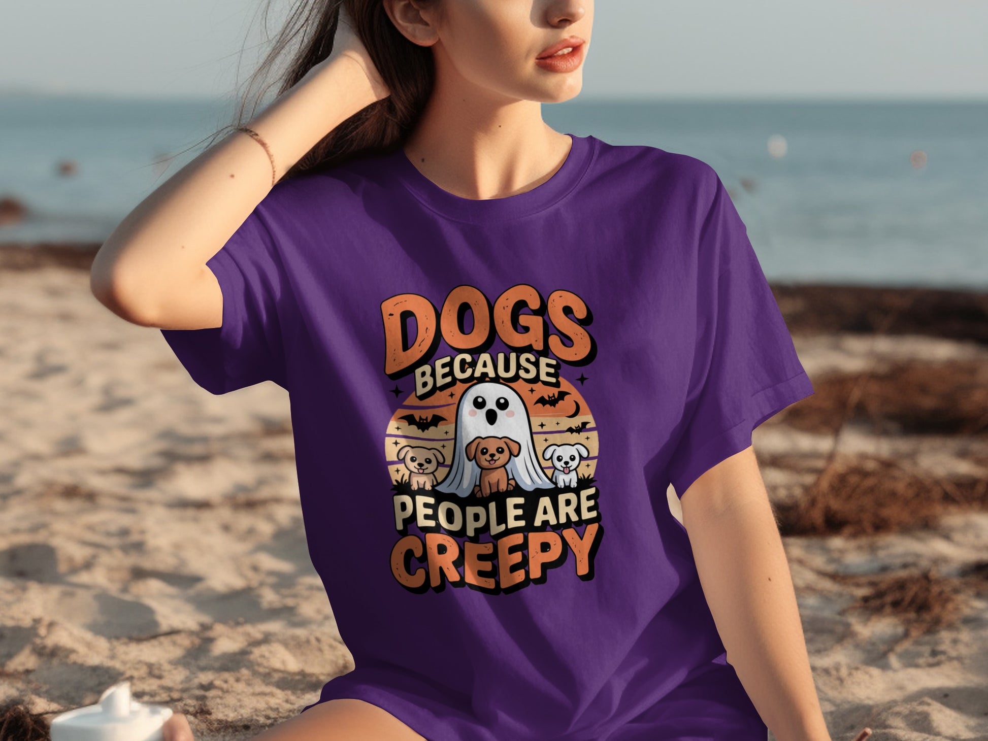 Dogs Because People Are Creepy Funny Shirt