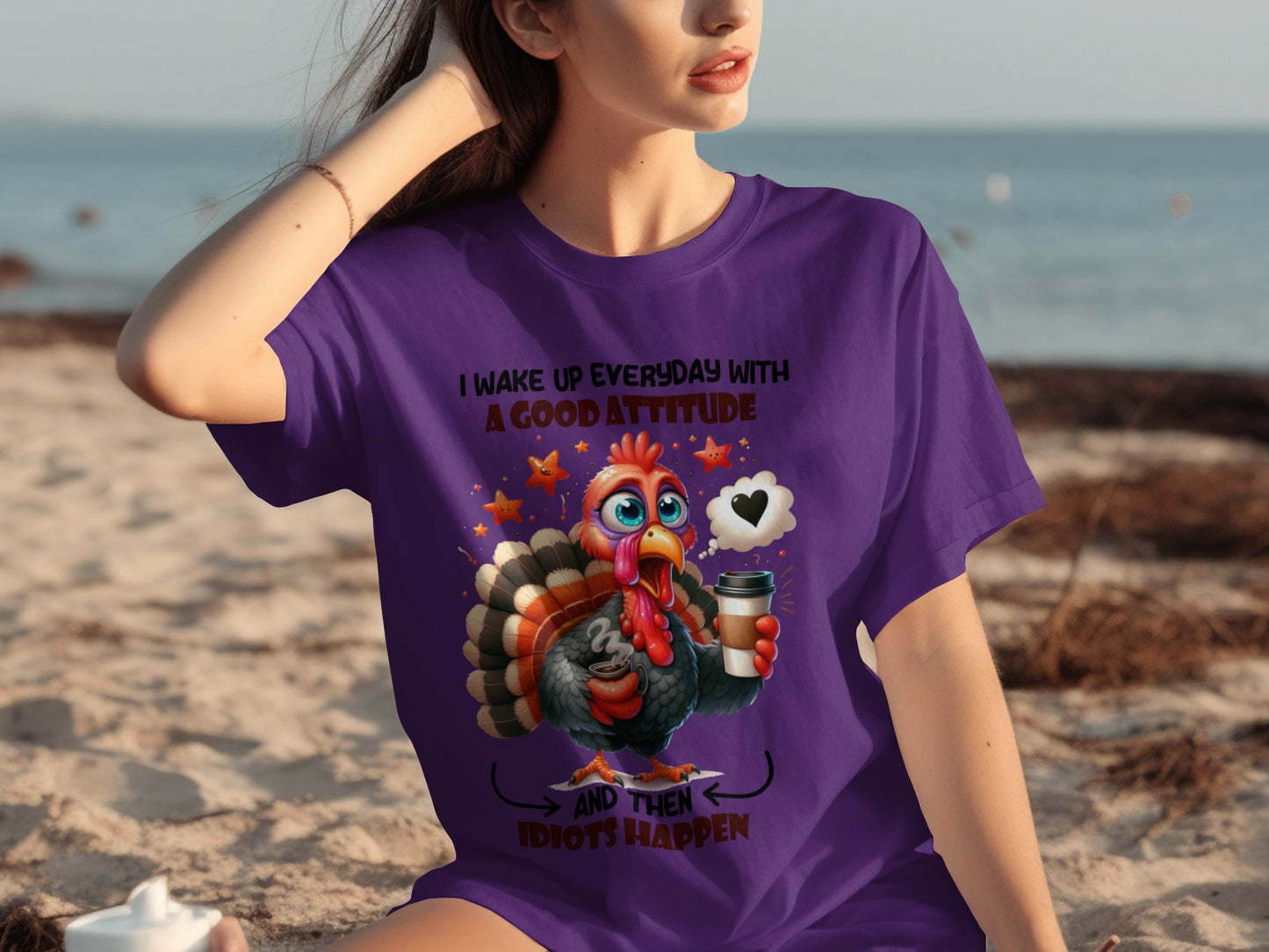 I Wake Up Everyday With A Good Attitude Graphic Tee
