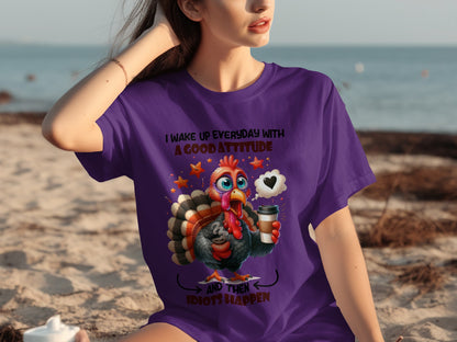 I Wake Up Everyday With A Good Attitude Graphic Tee
