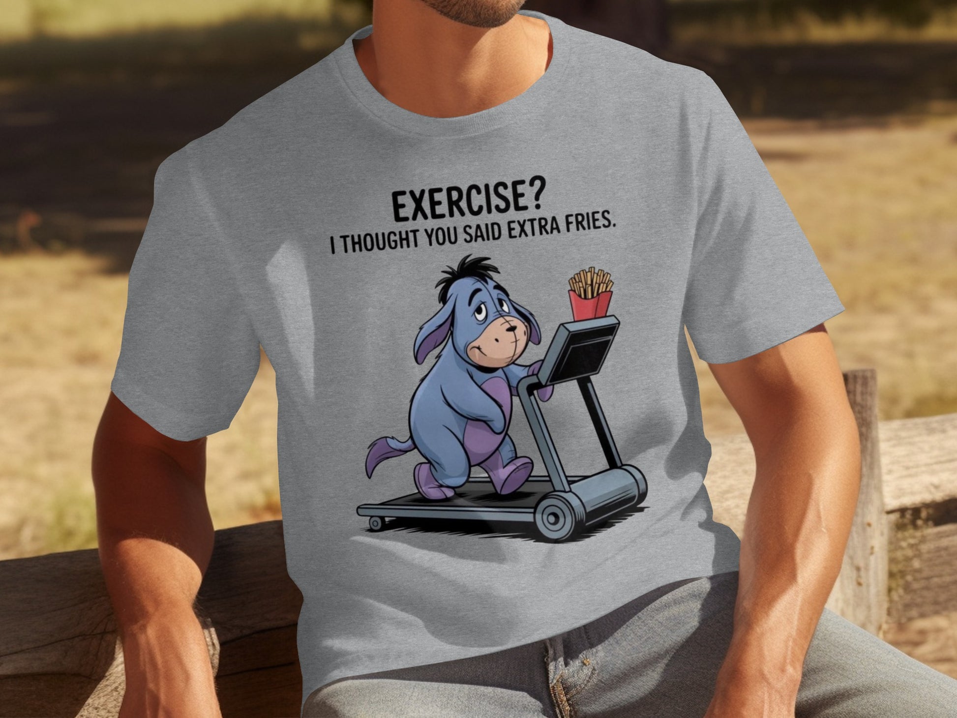 Exercise I Thought You Said Extra Fries T-shirt