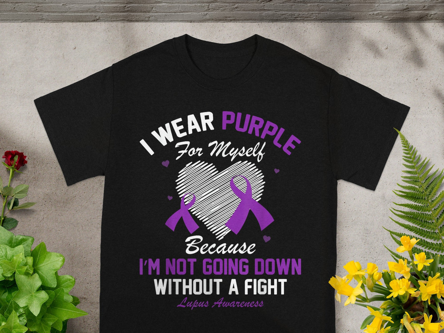 I Wear Purple for Myself Lupus Awareness T-shirt