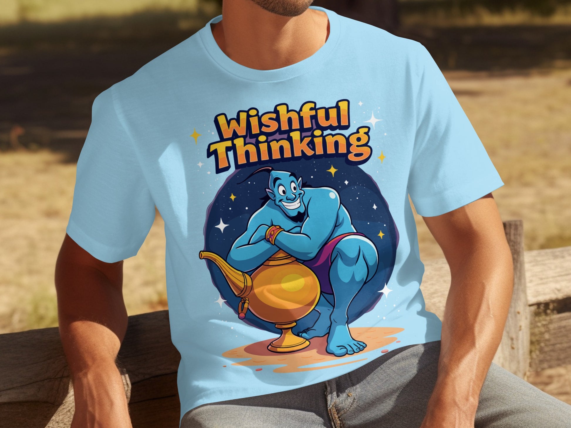 Wishful Thinking Genie Lamp Graphic T-Shirt