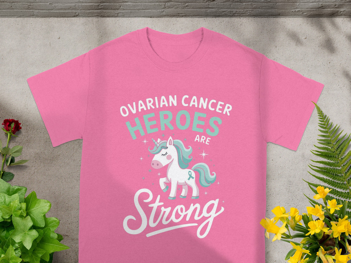 Ovarian Cancer Heroes Are Strong T-shirt product