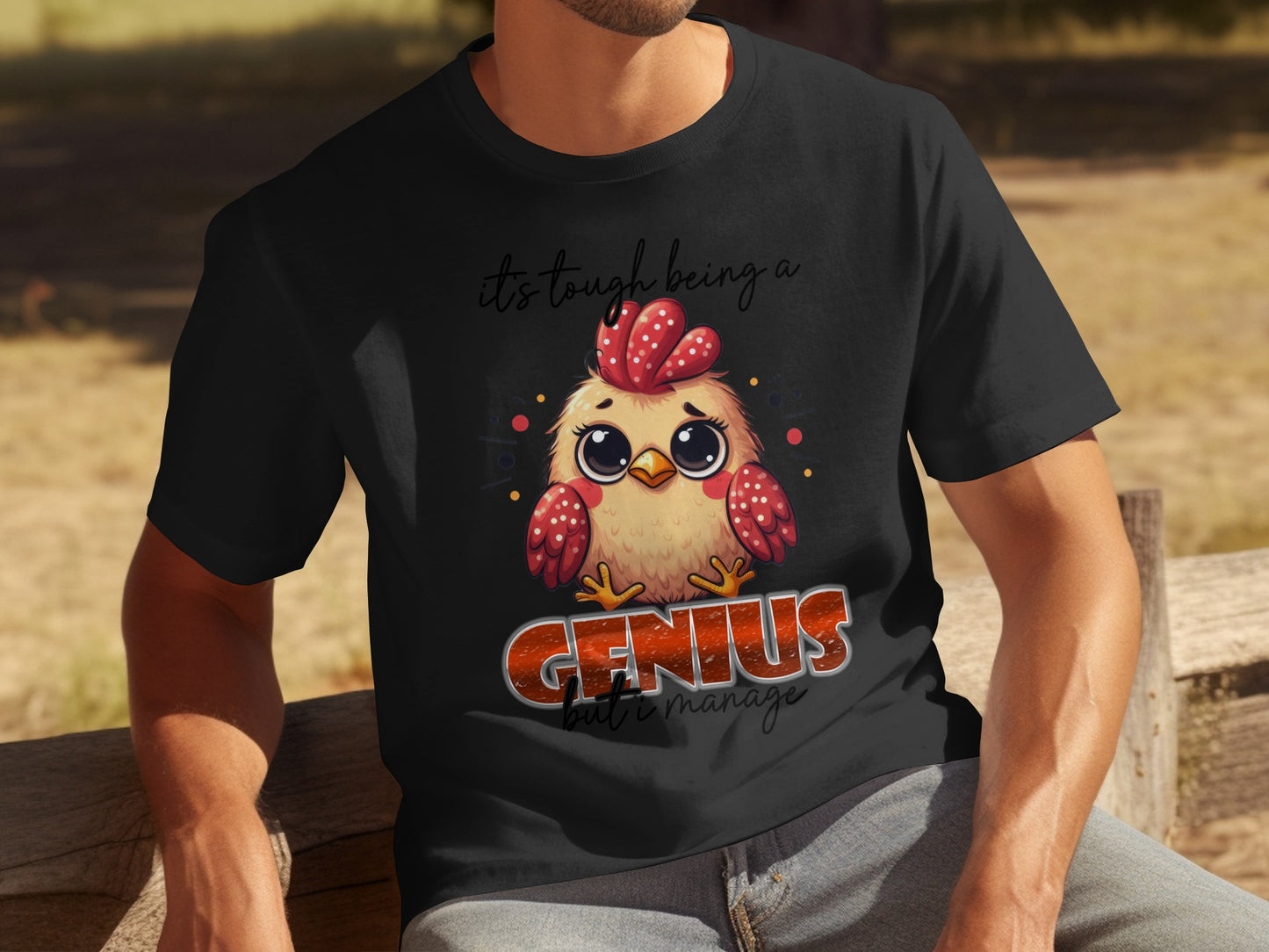 It's Tough Being a Genius But I Manage T-Shirt