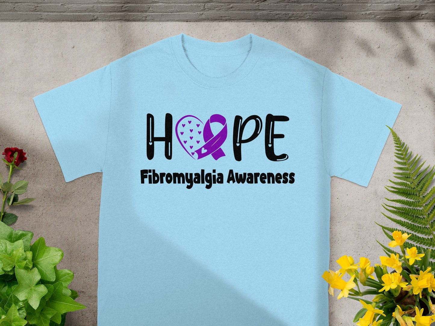 Hope Fibromyalgia Awareness Graphic T-Shirt