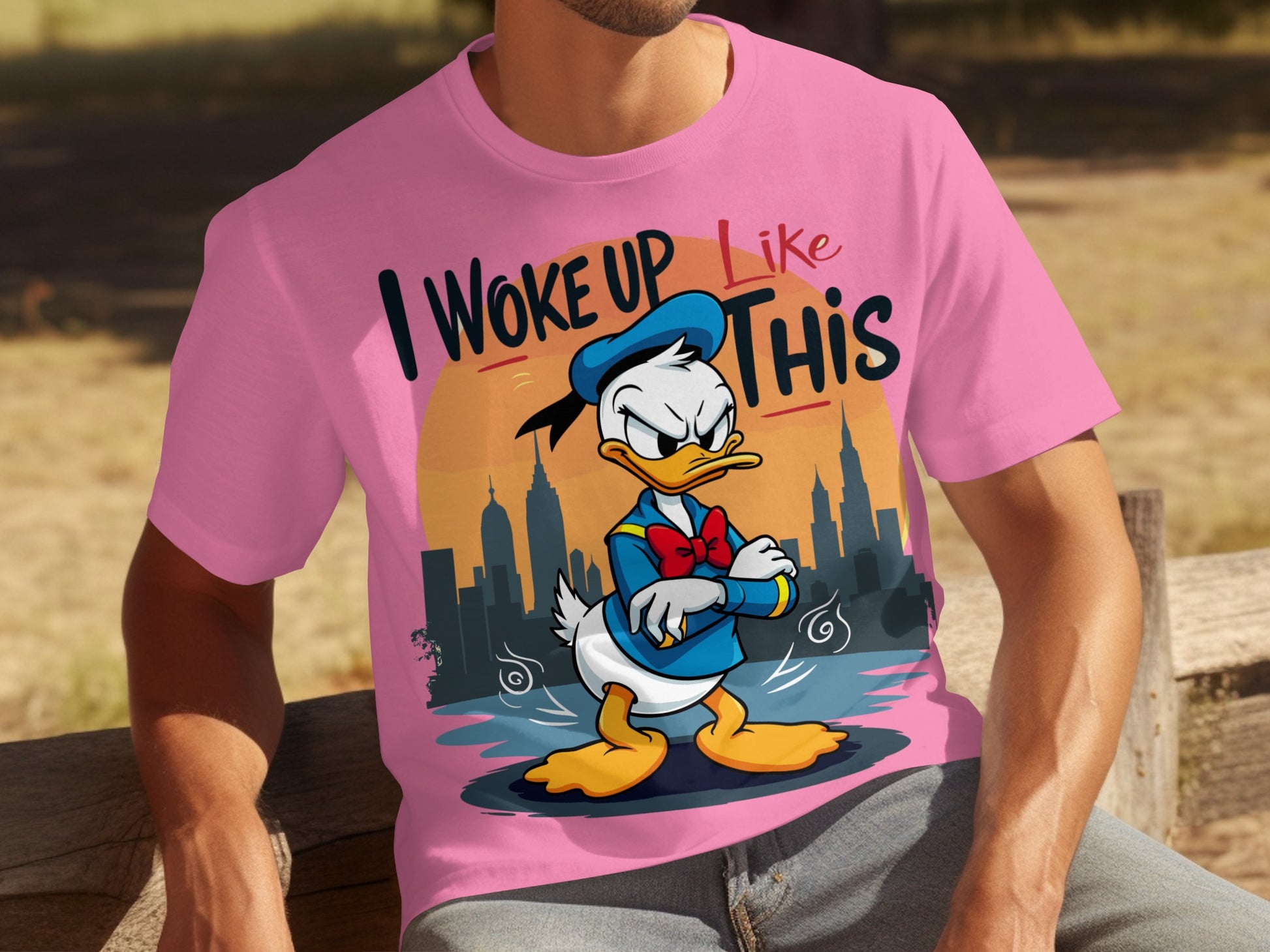 I Woke Up Like This Donald Duck Graphic T-Shirt