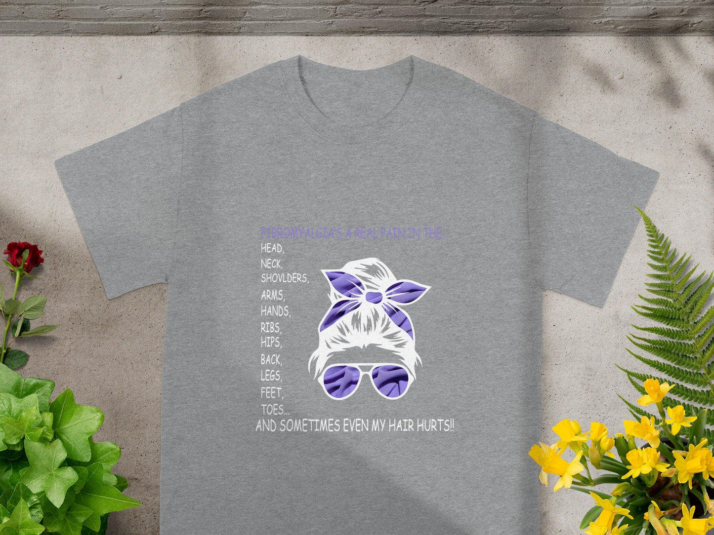 Fibromyalgia's Real Pain In The Head Neck Shoulders Shirt