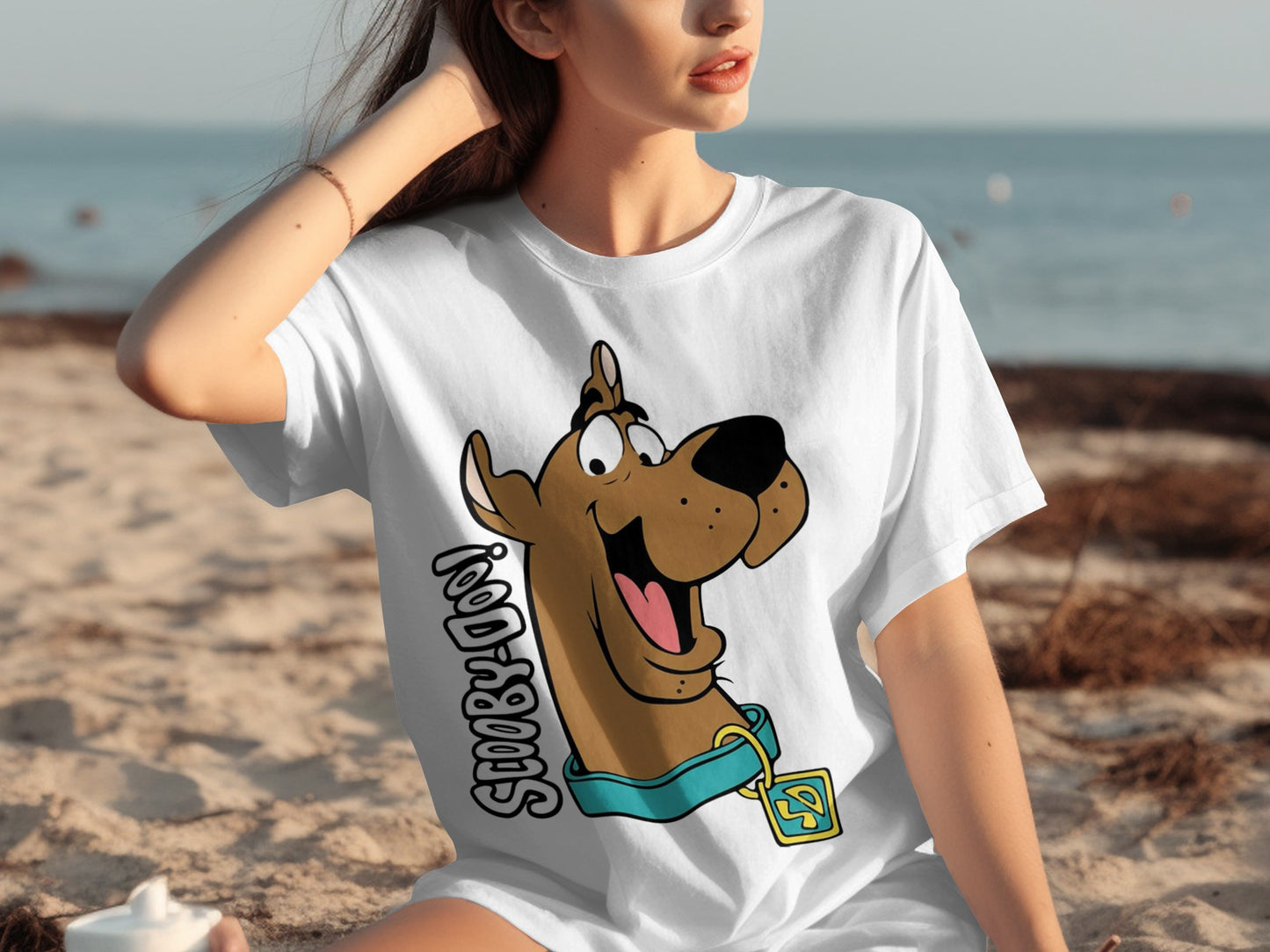 Scooby-Doo Graphic Printed White T-shirt