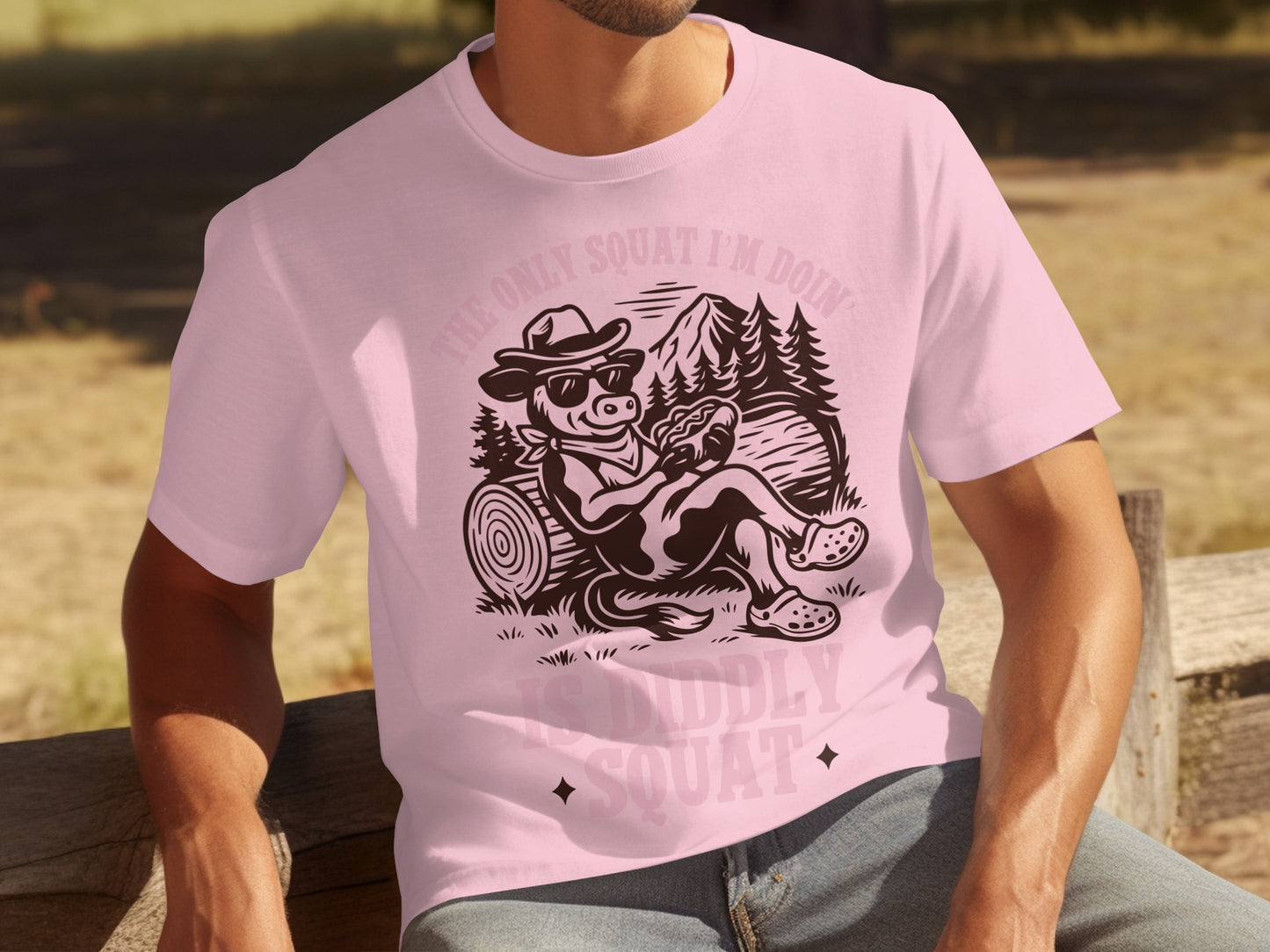 The Only Squat I'm Doing Is Diddly Squat T-Shirt