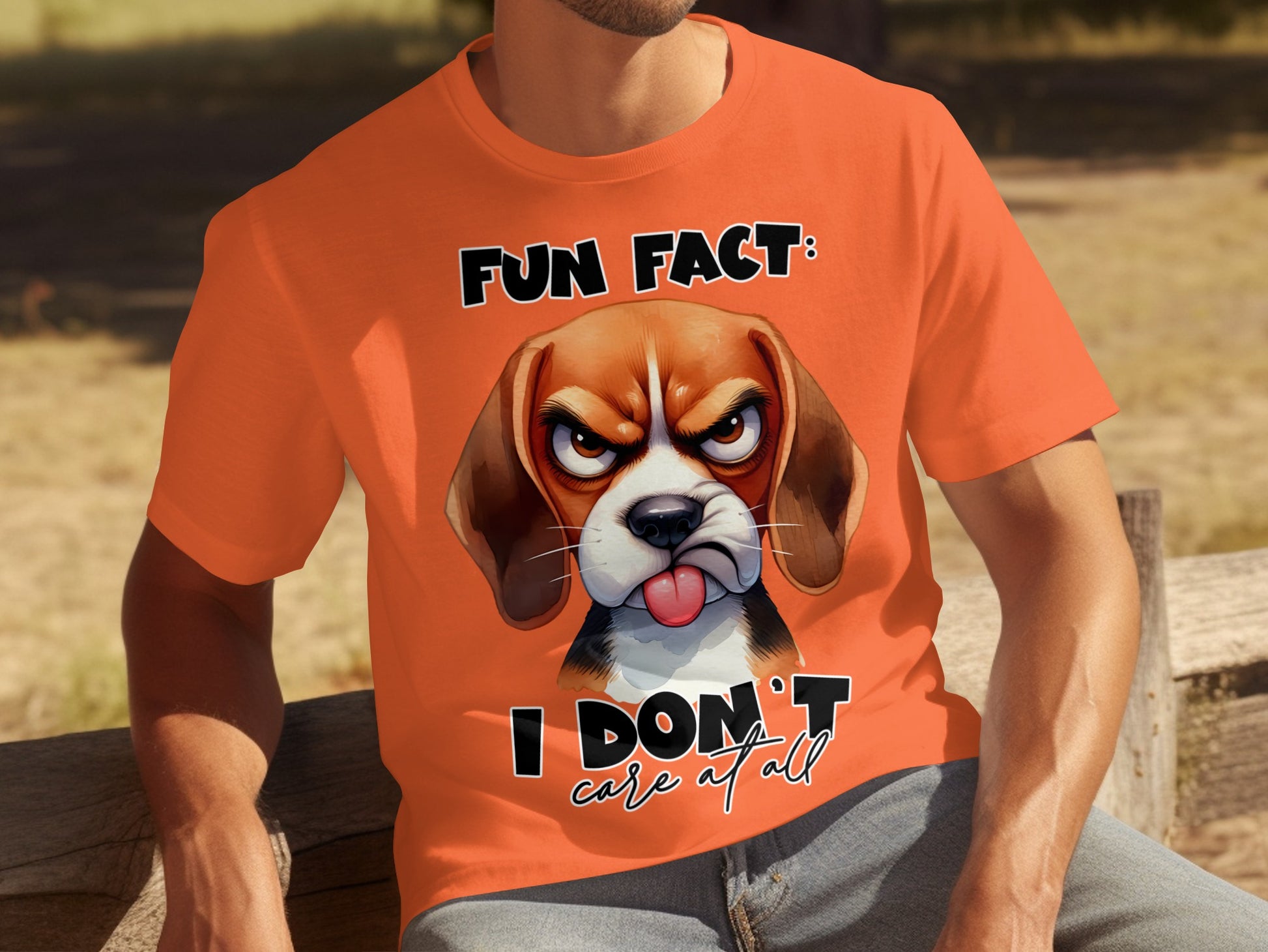 Fun Fact I Don't Care At All Graphic Tee