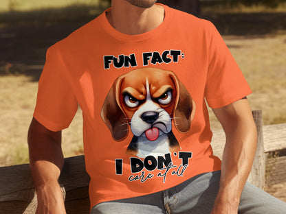Fun Fact I Don't Care At All Graphic Tee
