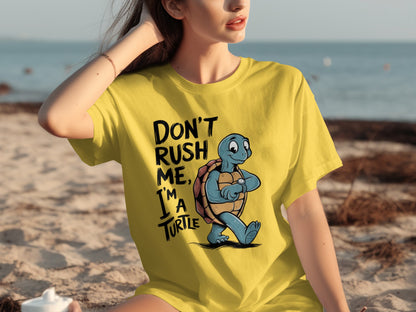 Don't Rush Me I'm A Turtle Graphic Tee