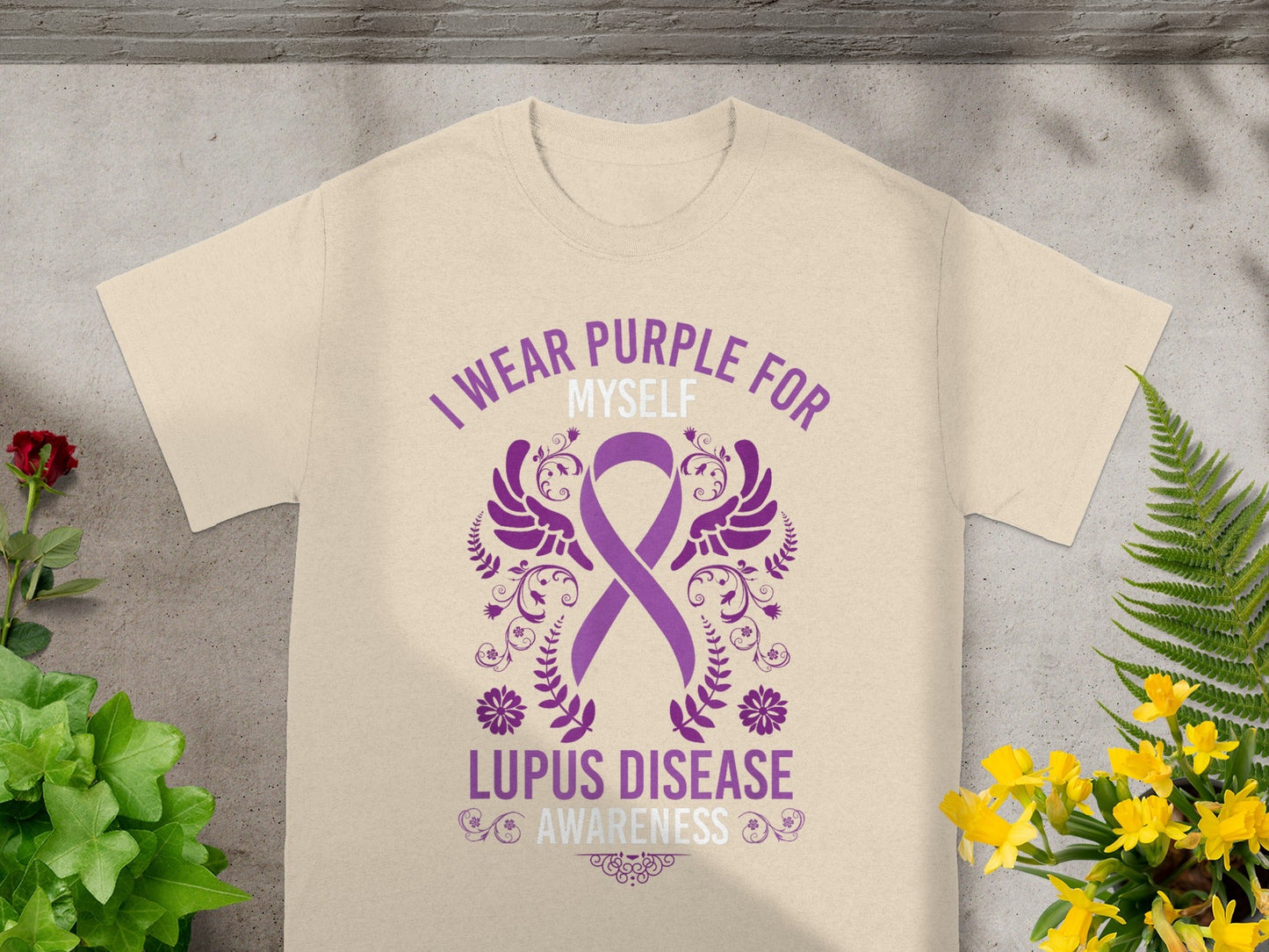 I Wear Purple for Myself Lupus Disease Awareness Shirt