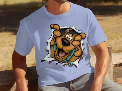 Scooby-Doo Graphic Tee Animation Character T-Shirt