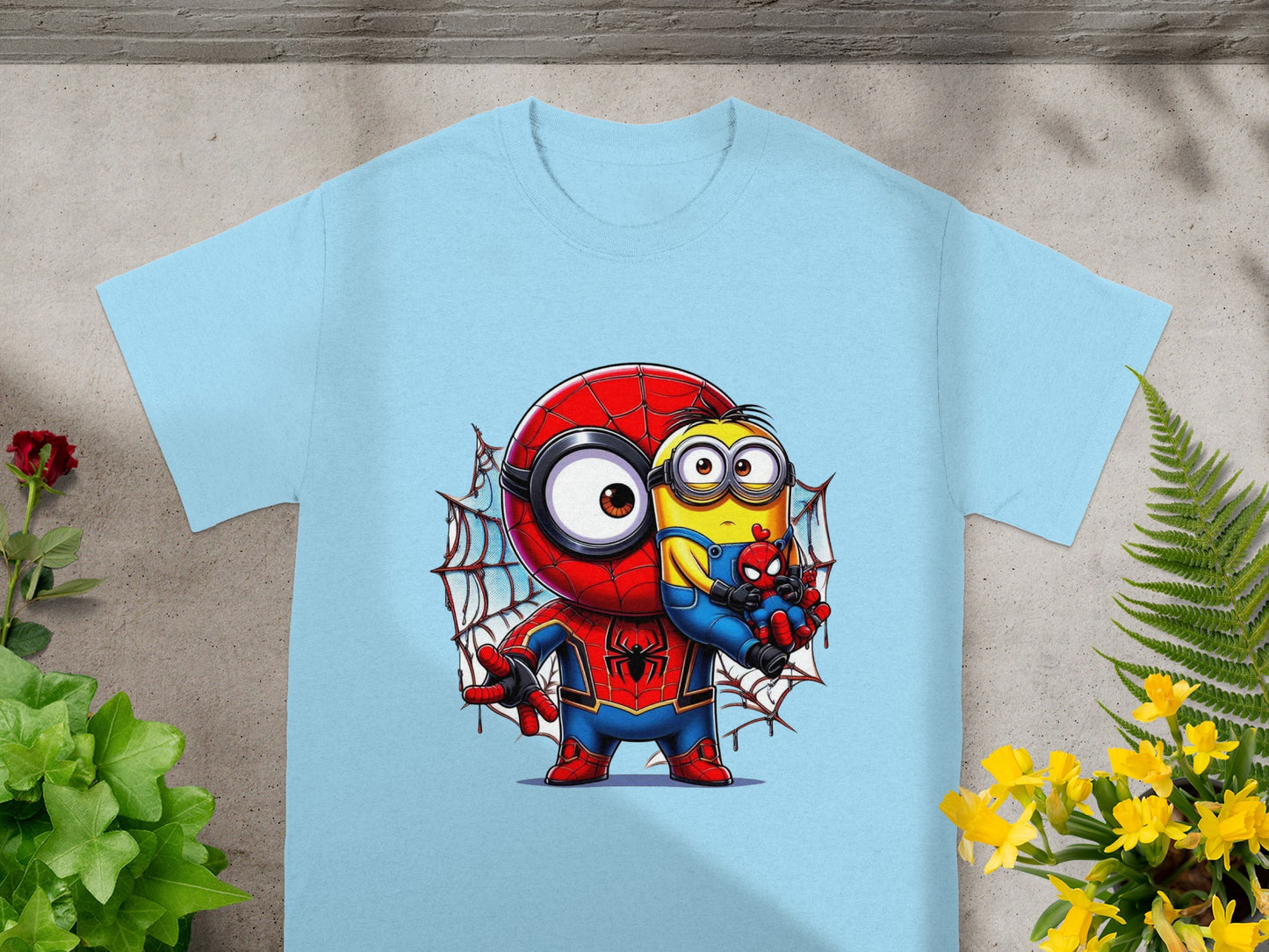 Minion & Spidey Crossover Charm T-Shirt