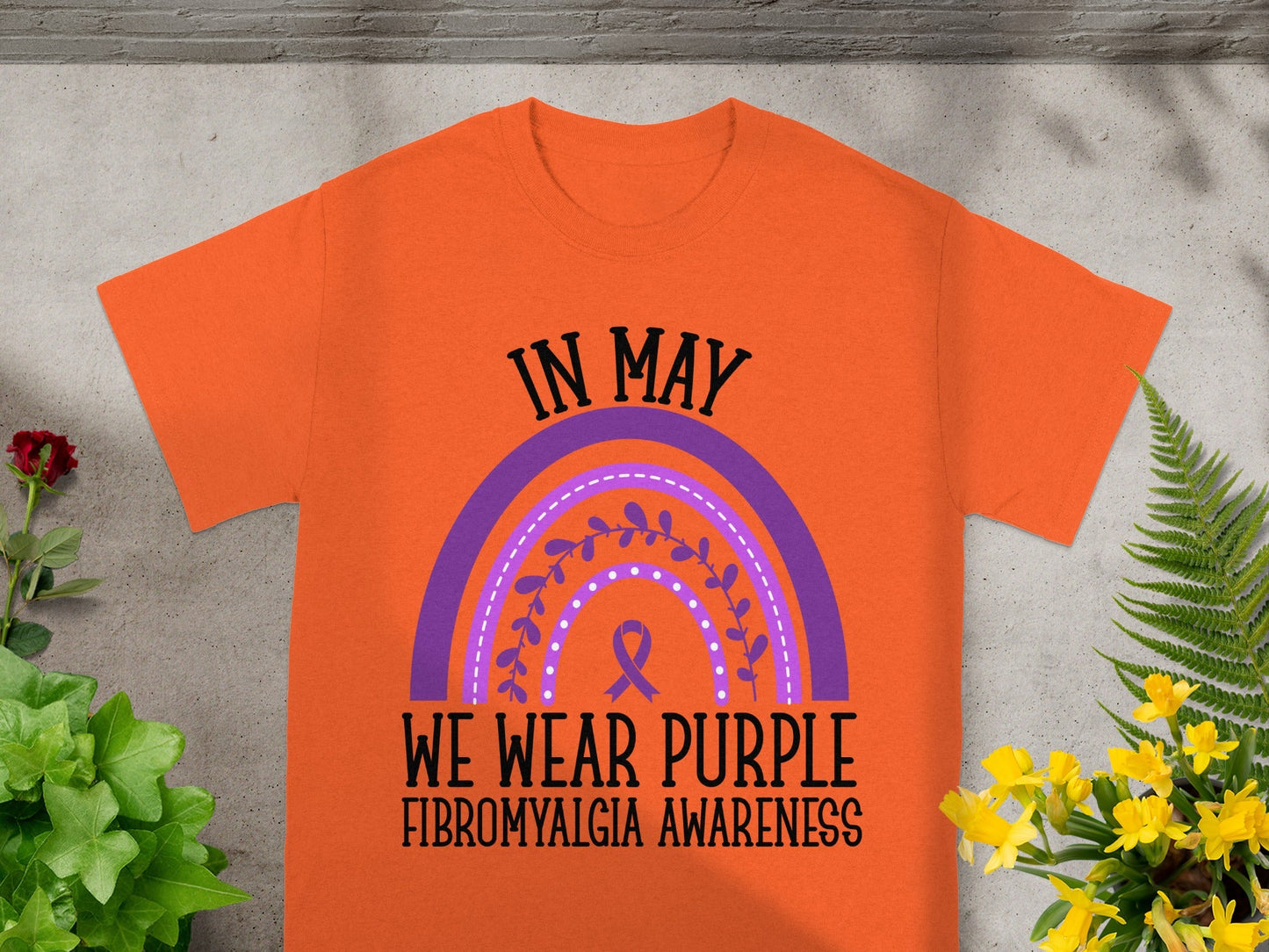 In May We Wear Purple Fibromyalgia Awareness Shirt