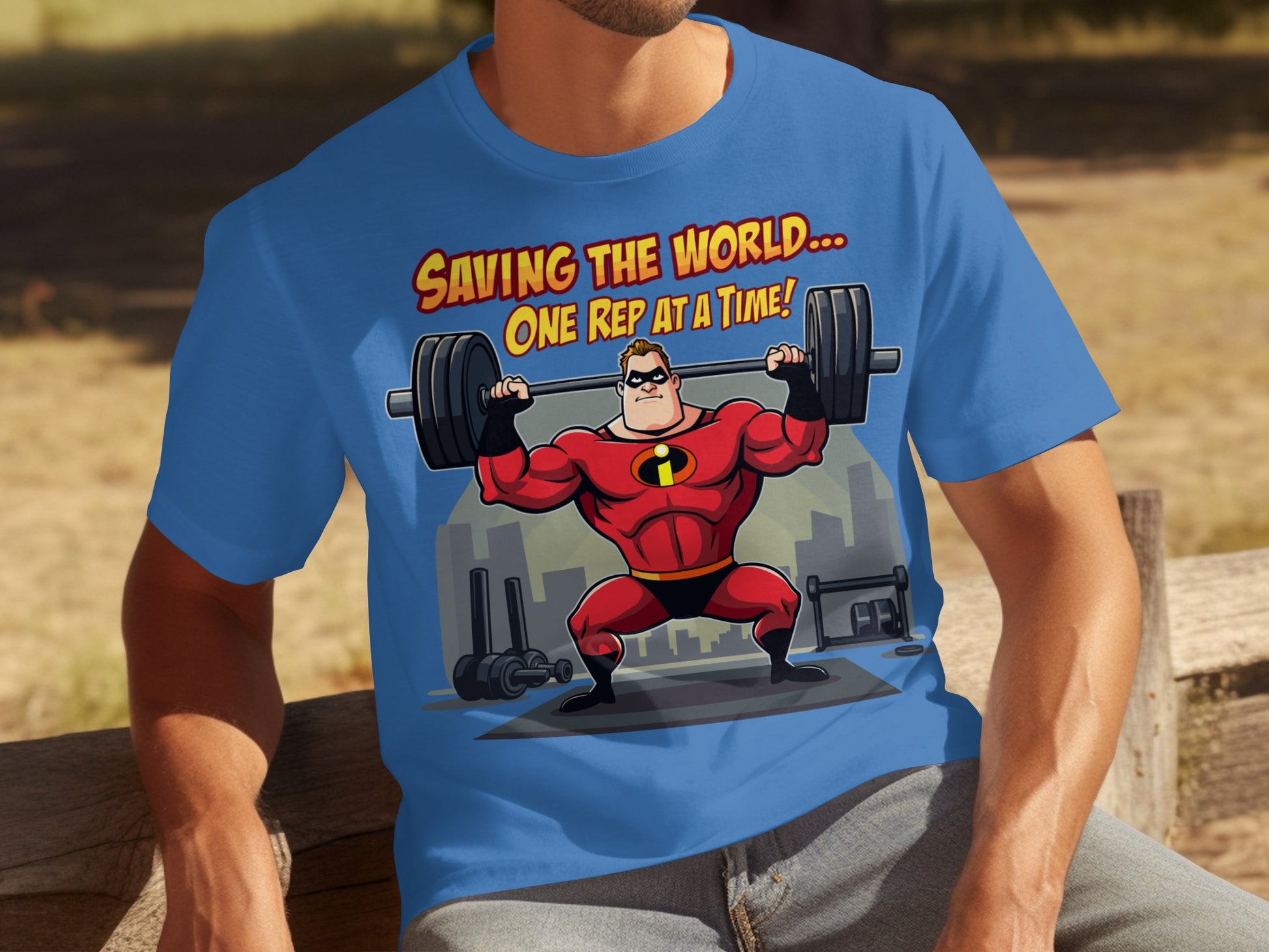 Saving The World One Rep At A Time T-shirt