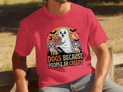 Dogs Because People Are Creepy Halloween Shirt
