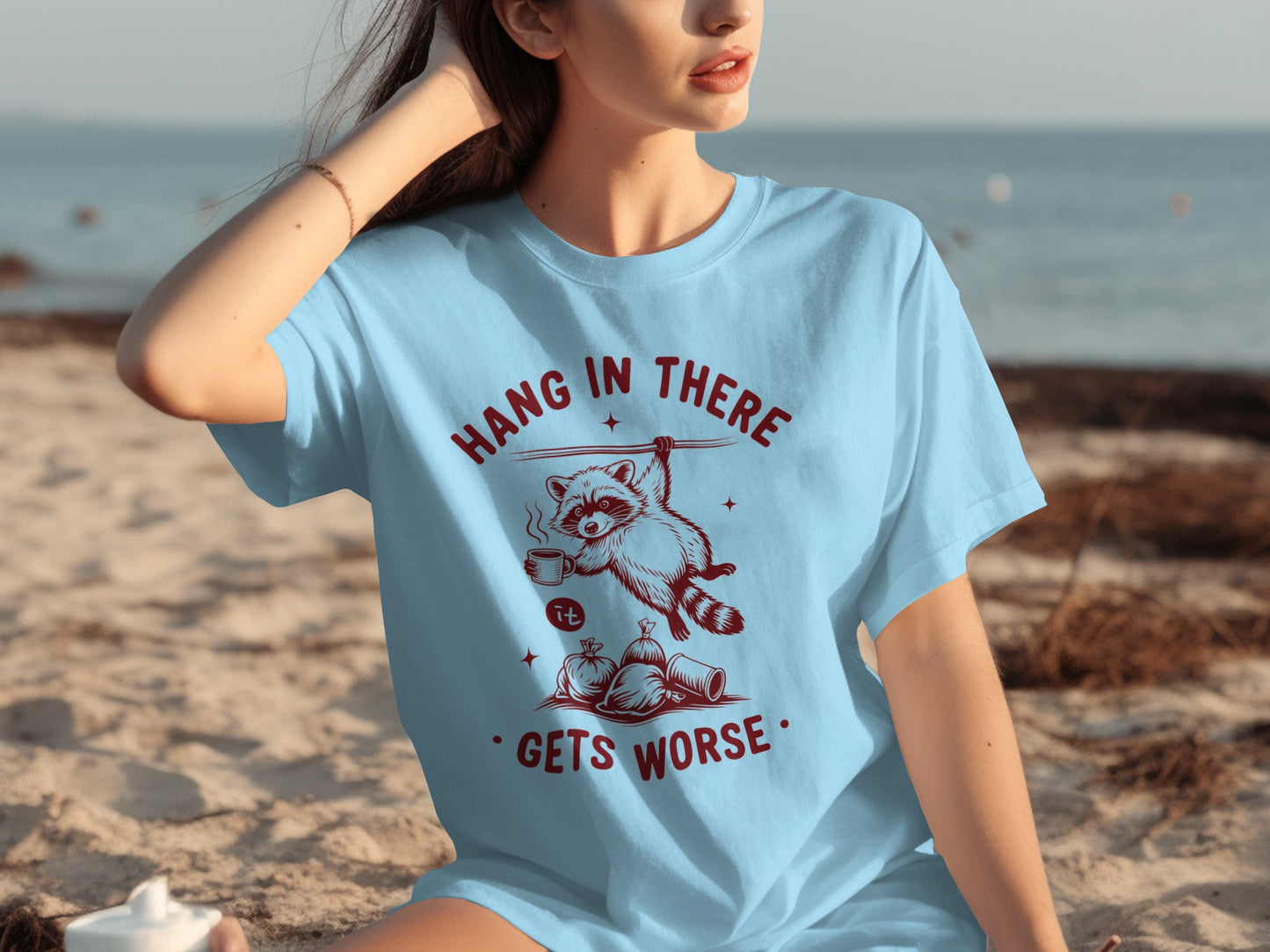 Hang In There Gets Worse Graphic T-shirt
