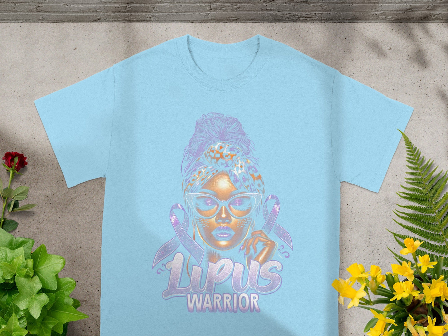 Lupus Warrior Graphic Tee for Raising Awareness