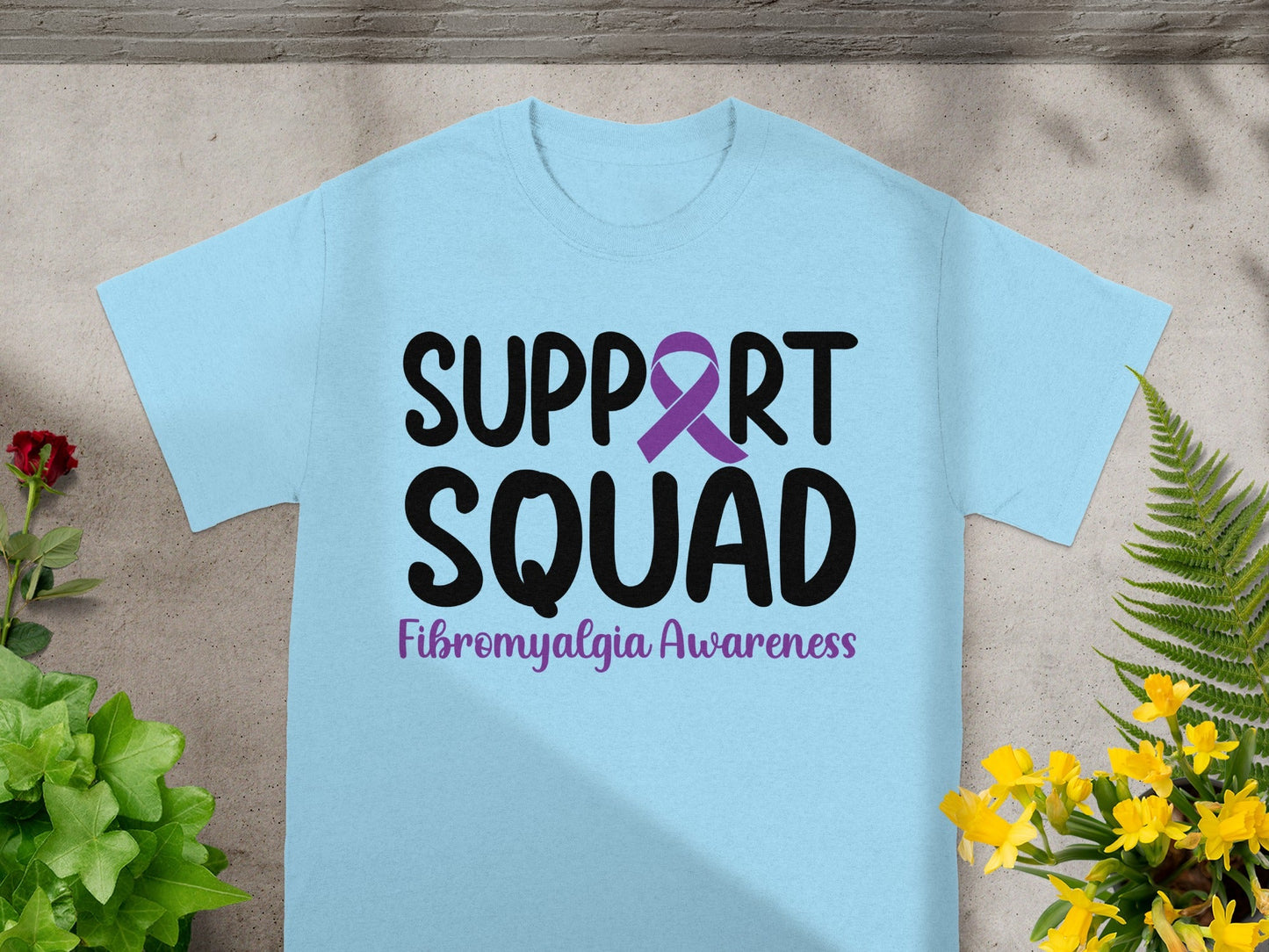 Support Squad Fibromyalgia Awareness T-shirt