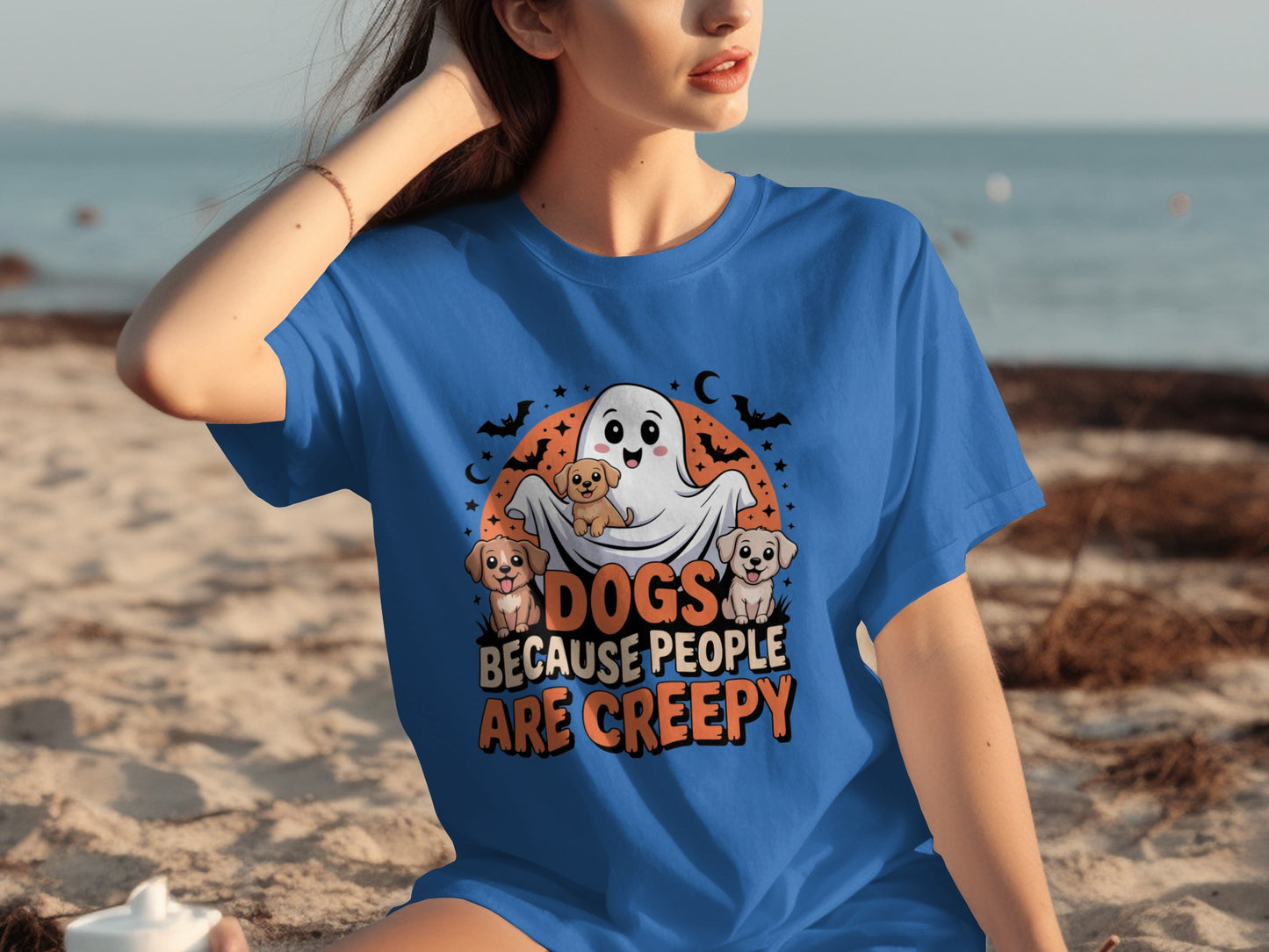 Dogs Because People Are Creepy Halloween T-shirt