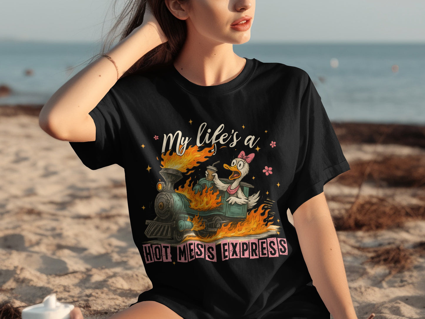 My Life's a Hot Mess Express Graphic T-Shirt