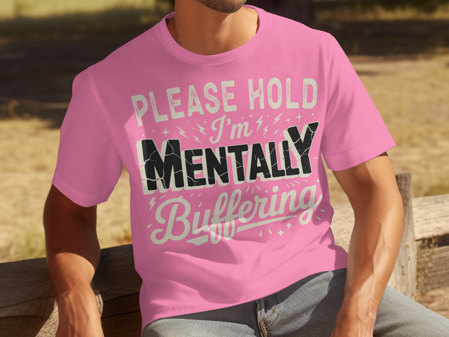 Please Hold I'm Mentally Buffering T-shirt