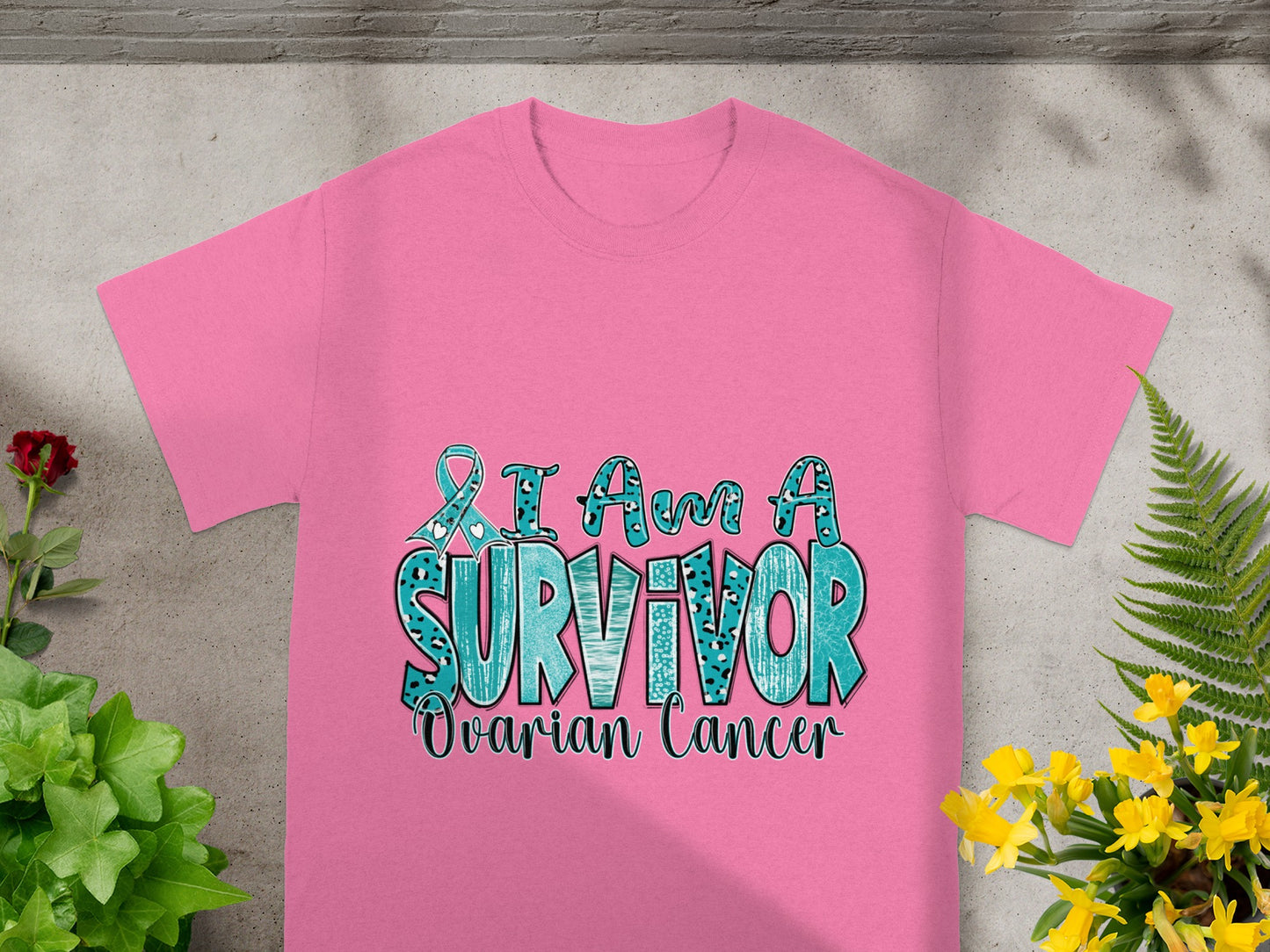 I Am A Survivor Ovarian Cancer Awareness T-Shirt