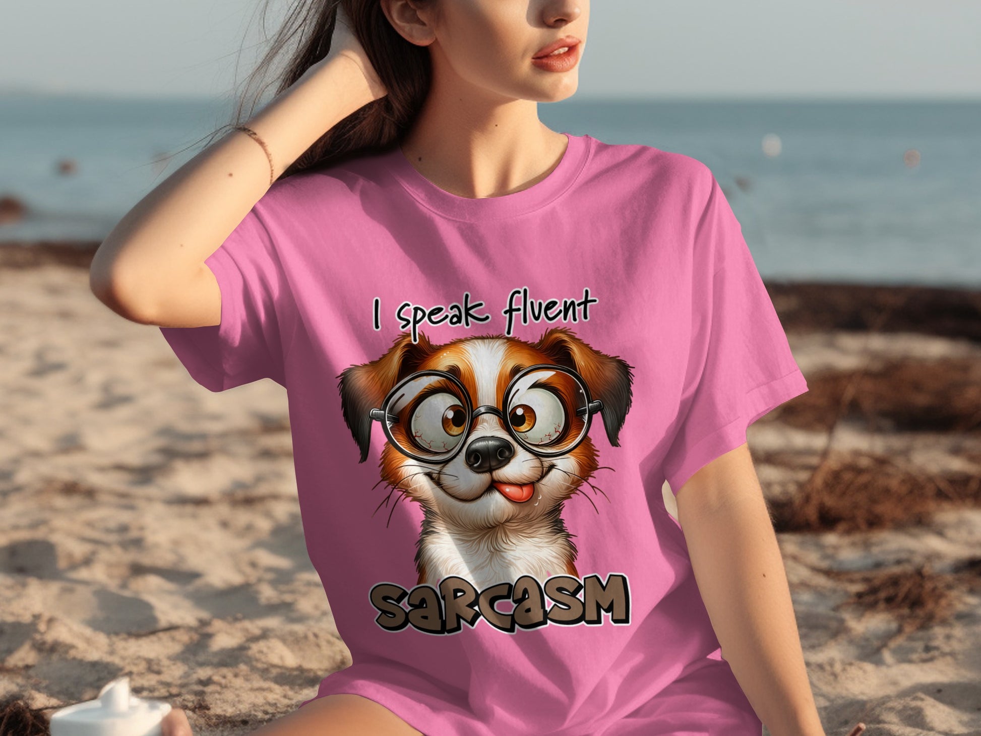 I Speak Fluent Sarcasm Dog Graphic Tee