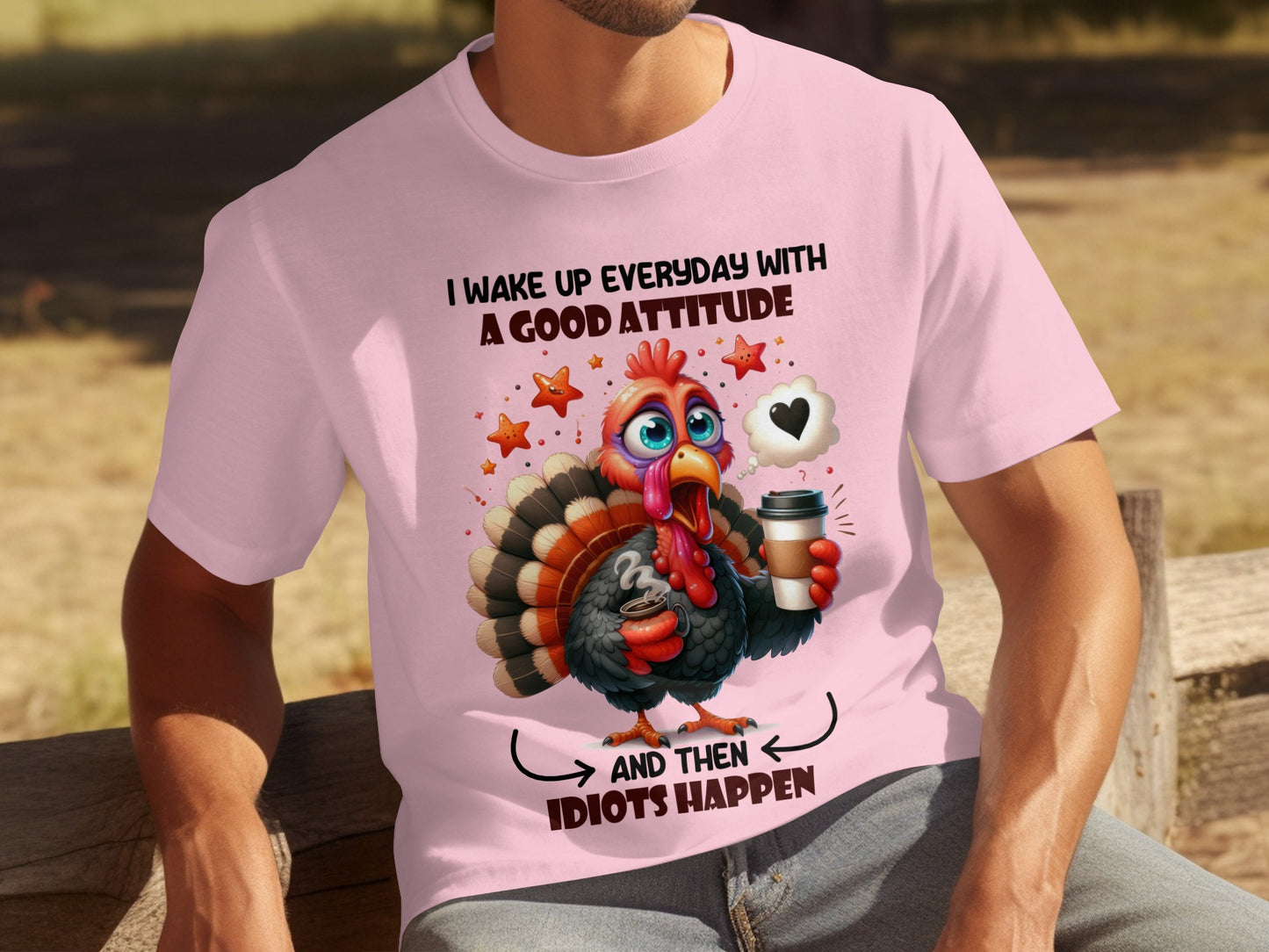 I Wake Up Everyday With A Good Attitude Funny T-shirt