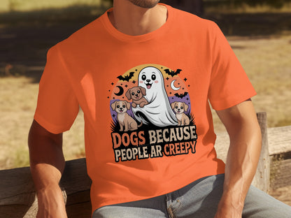 Dogs Because People Are Creepy Halloween T-Shirt