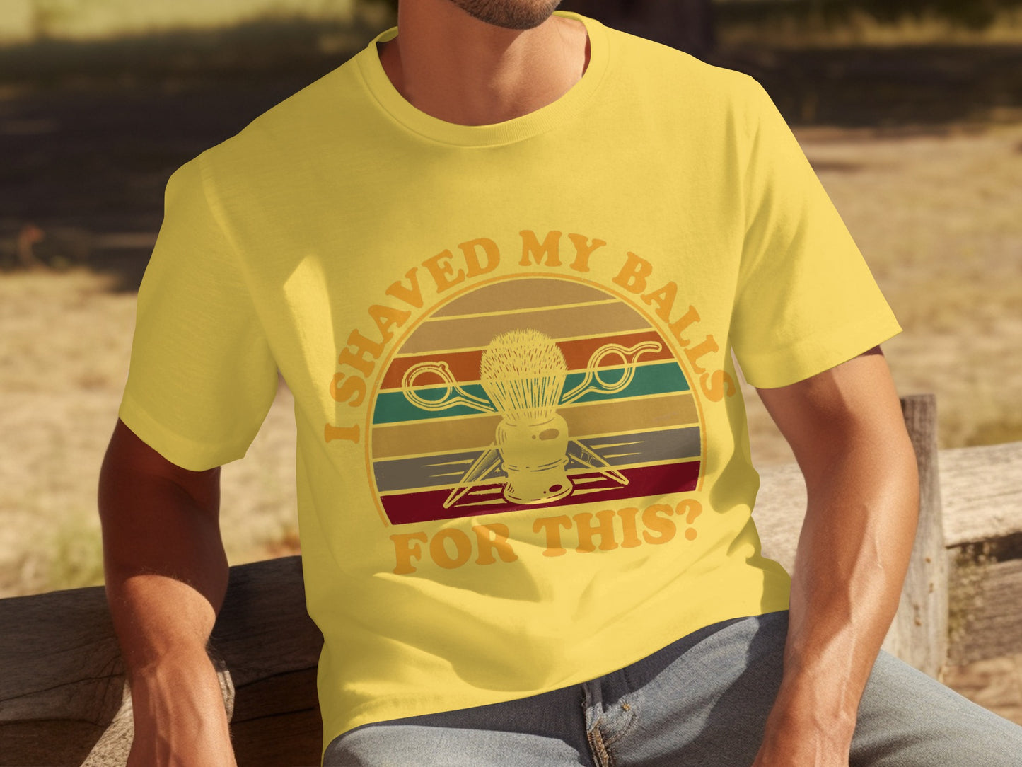 I Shaved My Balls For This? Funny Graphic Tee