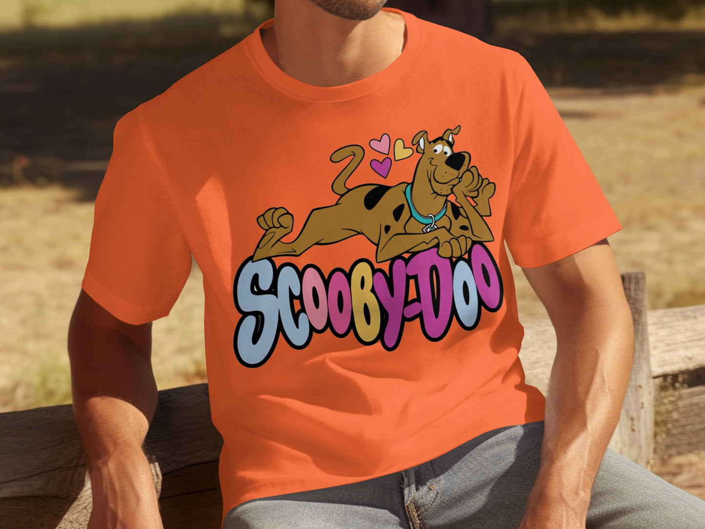 Scooby-Doo Graphic Print T-Shirt Men's Casual Wear