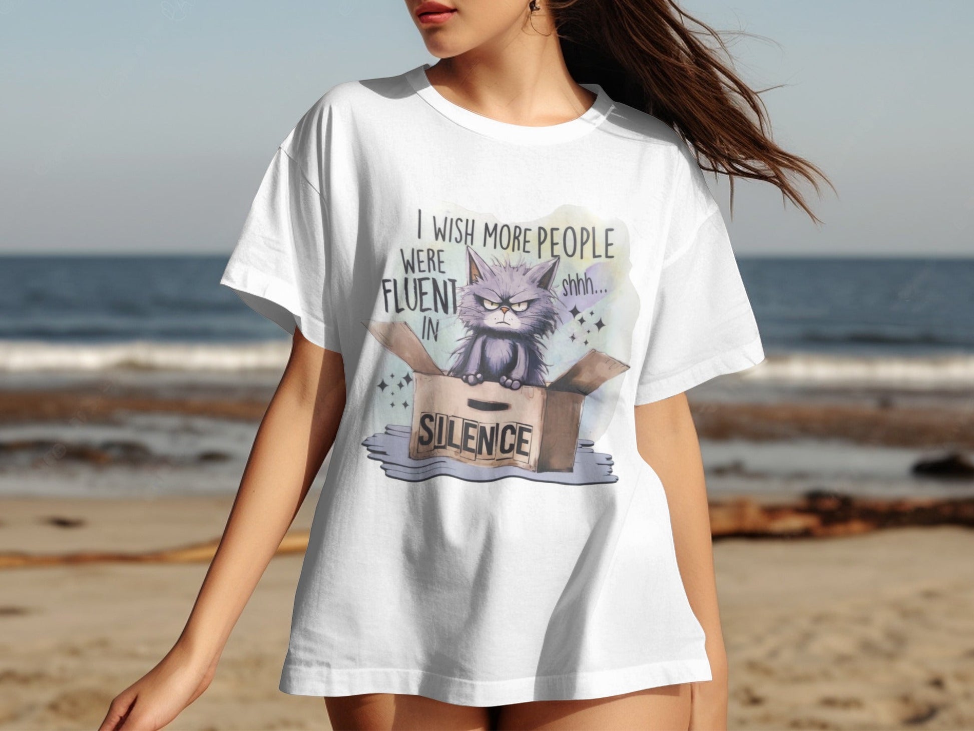 I Wish More People Were Fluent In Silence T-shirt