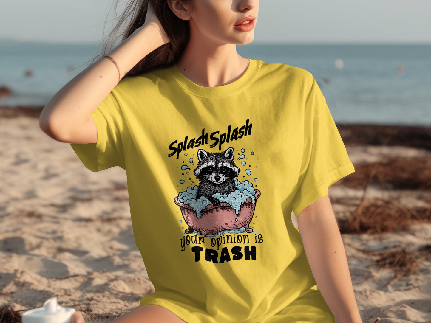 Splash Splash Your Opinion is Trash Graphic Tee