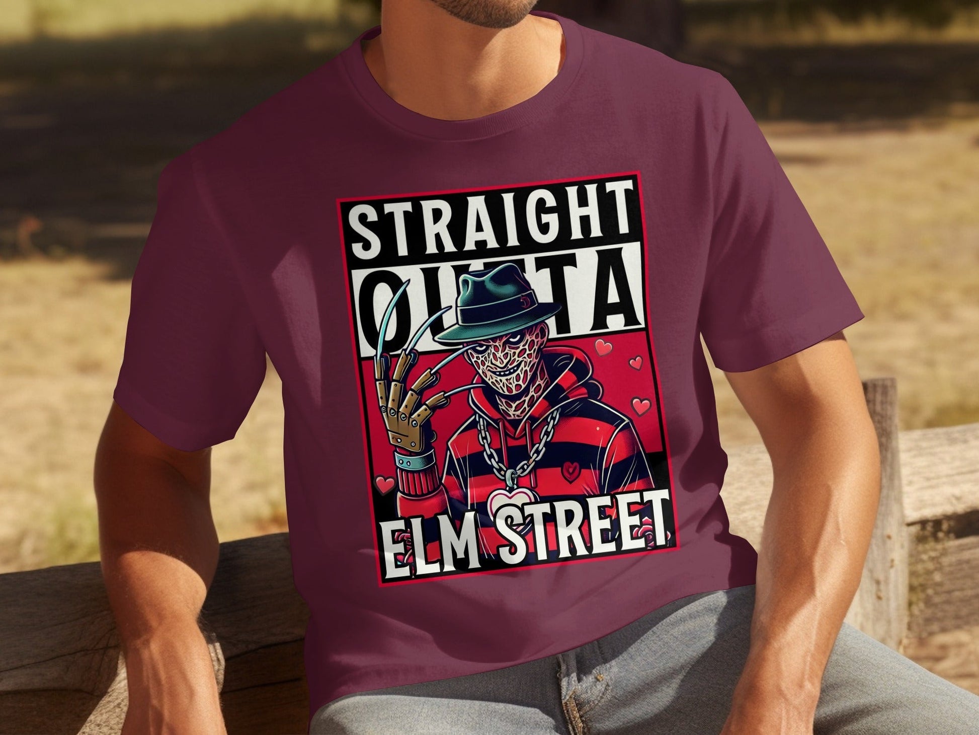 Straight Outta Elm Street Graphic T-shirt