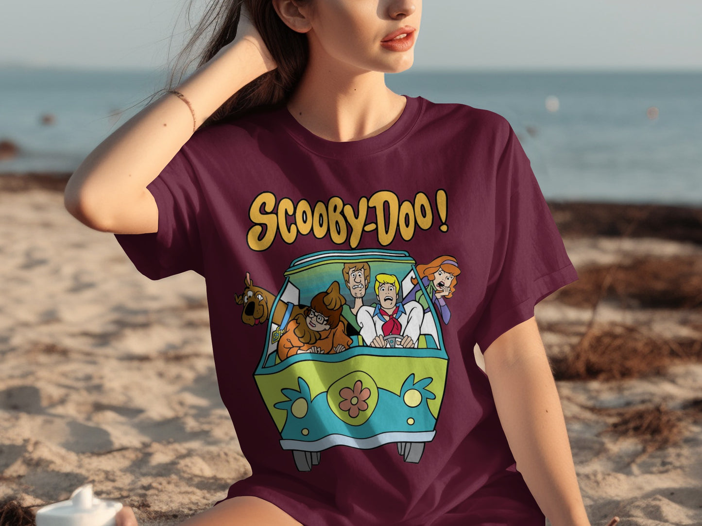 Scooby-Doo Cartoon Characters Graphic T-shirt