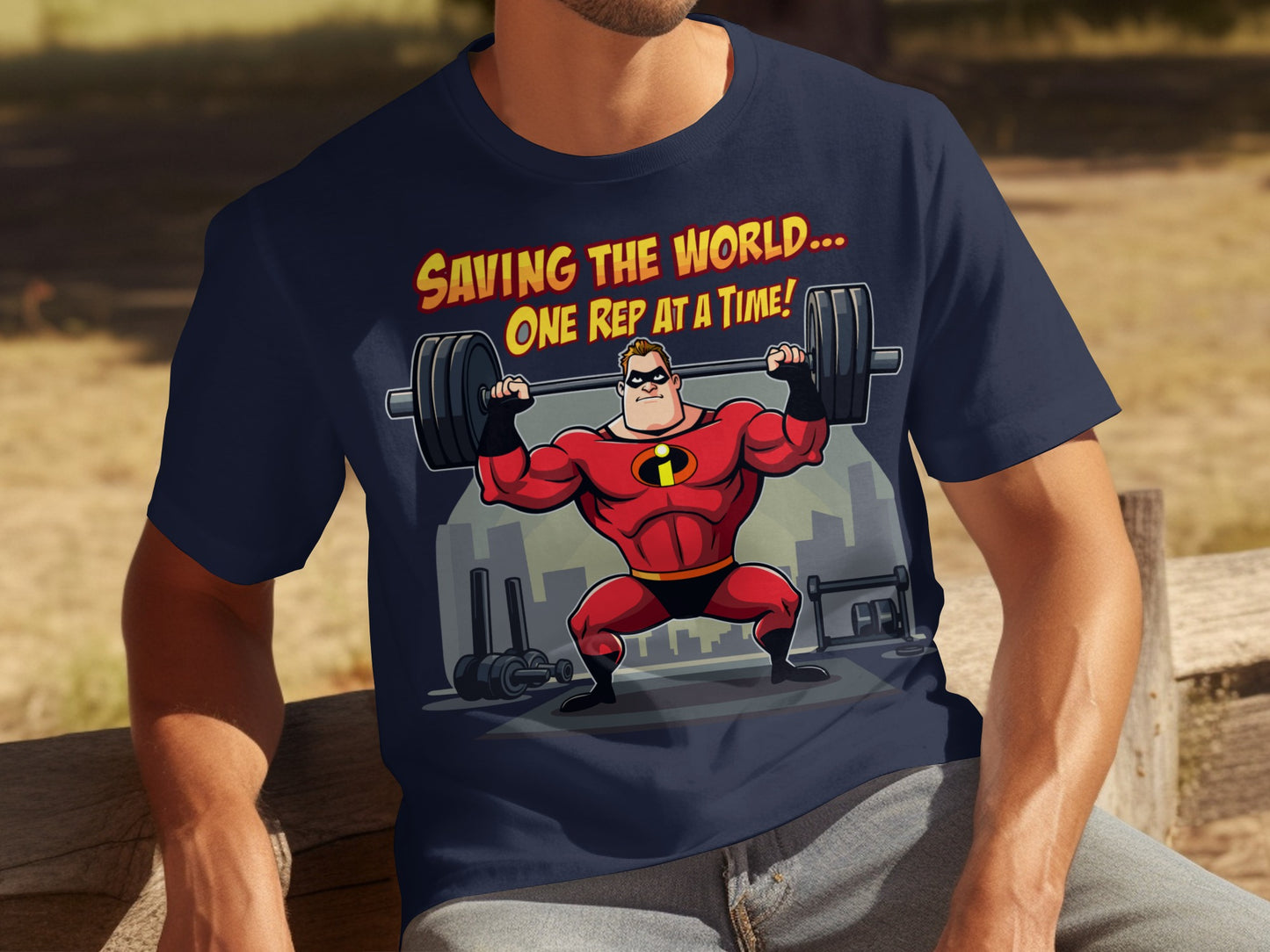 Saving the World One Rep at a Time T-shirt