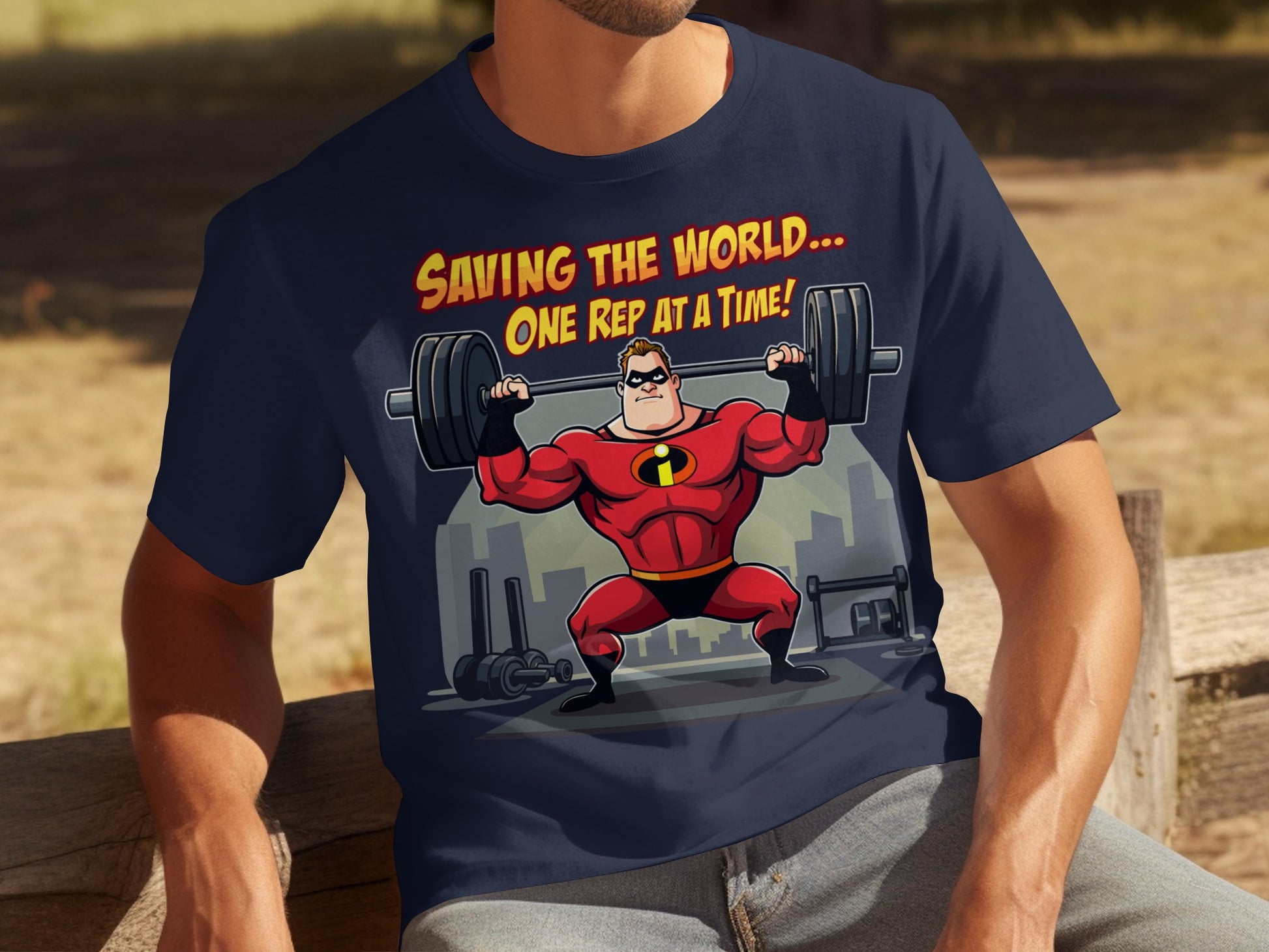 Saving the World One Rep at a Time T-shirt