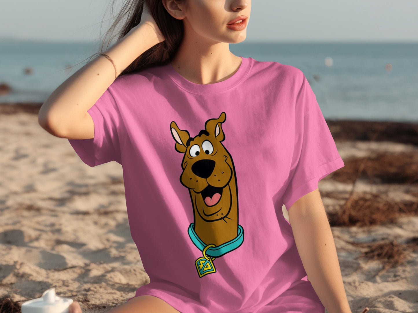 Scooby-Doo Cartoon Graphic Pink T-Shirt Product