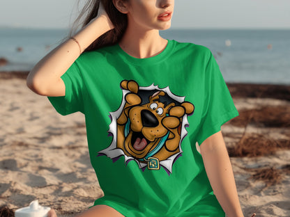 Scooby-Doo Character Graphic Green T-Shirt Product