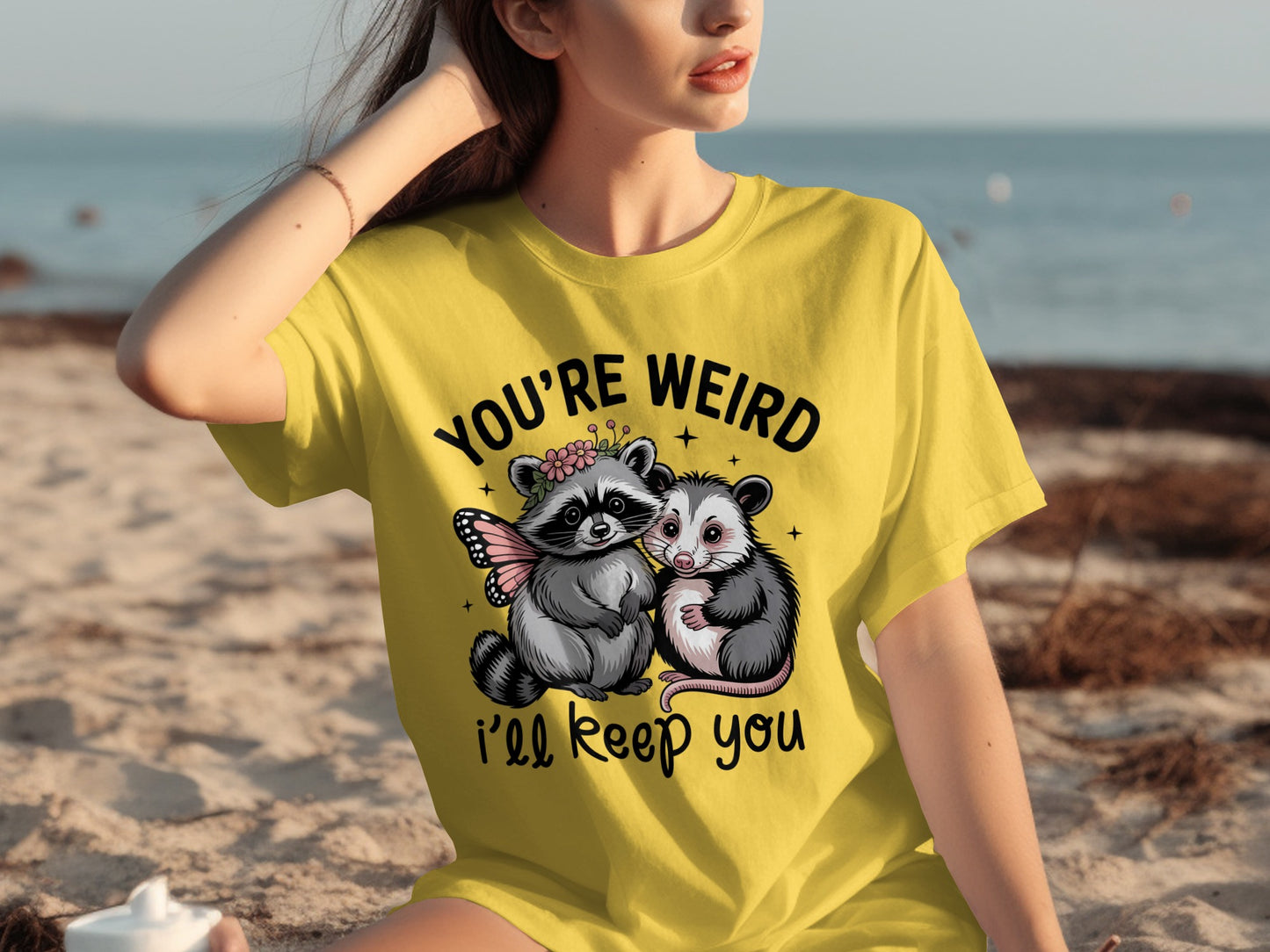 You're Weird I'll Keep You Cute Graphic T-shirt